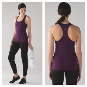 Lululemon Swiftly Tech Racerback - Aurora/Chilled Grape/ Black